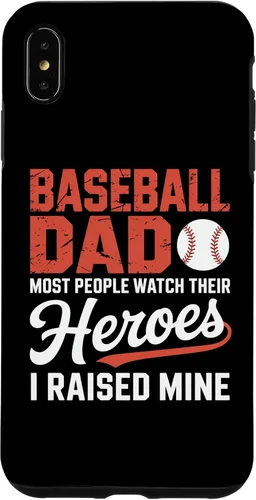 Vista 11 de Baseball Dad Most People Watch Their Heroes I Raised Mine Case for iPhone 16
