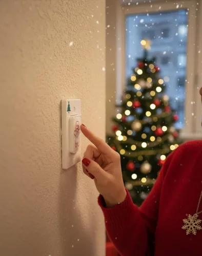 Vista 6 de LoraTap Toma de control remoto (interruptor de luz de árbol de Navidad): interruptor de pared inalámbrico - Rango interior de 100 pies - Toma