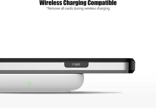 Vista 167 de Nvollnoe - Funda para iPhone 14 con tarjetero [tienda de 5 tarjetas] Negro - Almacenamiento más grande