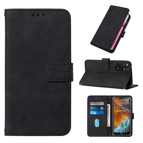 Vista 17 de LEMAXELERS Funda tipo cartera para Redmi Note 11 Pro, Redmi Note 11 Pro con tapa magnética de piel sintética con tarjetero y función atril, funda
