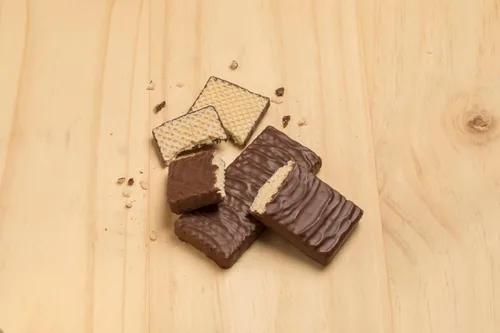 Vista 3 de Jet Galletas de oblea de vainilla cubiertas de chocolate, 10 unidades, 7.7 onzas