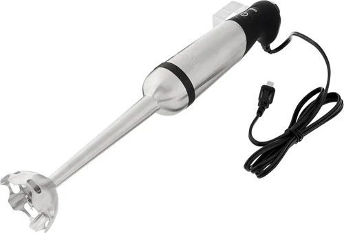 Vista 3 de All-Clad Electrics - Licuadora de inmersión de acero inoxidable de 2 piezas, función turbo de 600 vatios, desmontable, control de velocidad