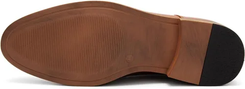Vista 4 de Temeshu Zapatos de vestir casuales con cordones Oxford para hombre, zapatos de negocios modernos formales clásicos DS08