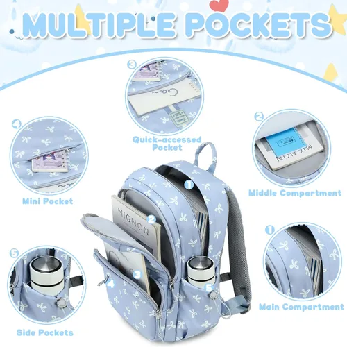 Vista 4 de Mochila preescolar para niños y niñas