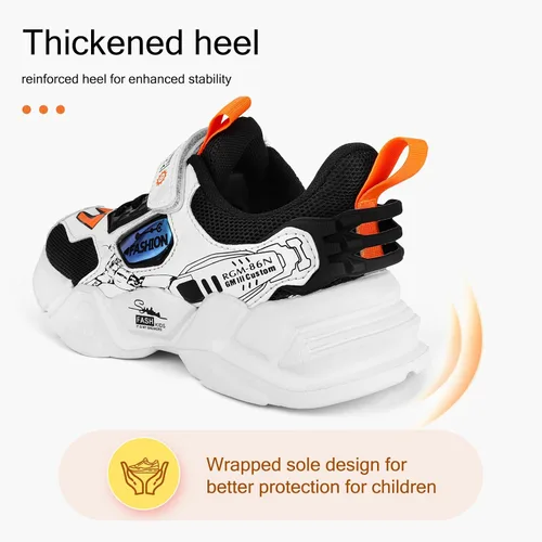 Vista 6 de Kids Boys Sports Shoes Casual Shoes Mesh Breathable Trend Fashion Children's Basketball Shoes Sports Running Shoes