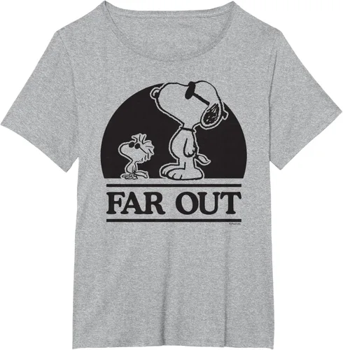 Vista 41 de Peanuts Woodstock 50th Anniversary Far Out Snoopy - Camiseta Blanco