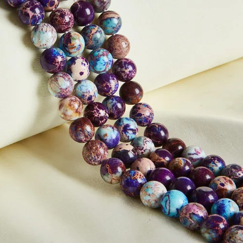 Vista 13 de 60 piezas de cuentas de turquesa africana natural de 6 mm, cuentas de gema redondas sueltas para hacer joyas