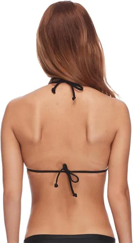 Vista 2 de Body Glove Batidos estándar DITA - Traje de baño de bikini triangular liso para mujer, Nieve