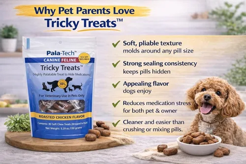 Vista 4 de PalaTech Canine Tricky Treats sabor a pollo asado (5.29 onzas)