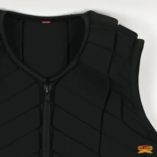 Vista 5 de HILASON Horse Riding Rodeo Safety Vest Protective Adult Eventing Negro