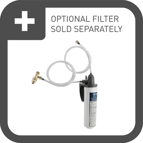 Vista 5 de Moen S5535BL Sinema Grifo de Bebidas de Una Sola Manija de Arco Alto de Montaje Único, Sistema de Filtración de Agua Opcional Disponible