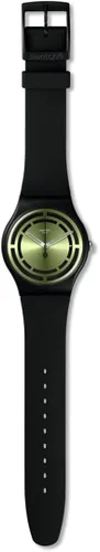 Vista 2 de Swatch Colección nuevo reloj de cuarzo estándar de Gent BIOCERAMIC Leafy LINE, Verde