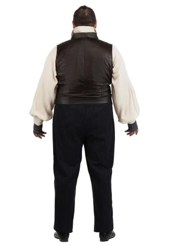 Vista 2 de Disfraz para Hombre de Sweeney Todd Talla Plus Multicolor
