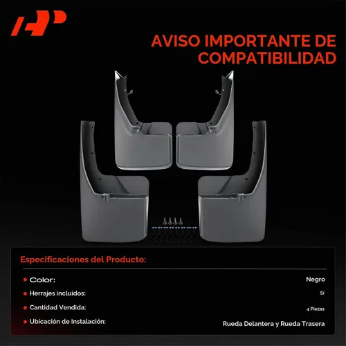 Vista 3 de A-Premium 4 piezas de guardabarros compatibles con vehículos Dodge, Ram - Ram 1500 2009-2010 2500 3500 2010, 1500 2500 3500 2011-2016