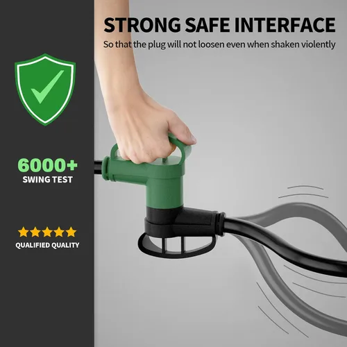 Vista 4 de POWGRN Cable adaptador RV de 50 amperios a 30 amperios de 12 pulgadas Verde