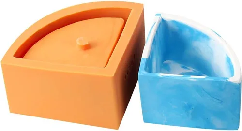 Vista 11 de NICOLE Molde de silicona para maceta, moldes de cemento para cenicero, moldes para plantas suculentas