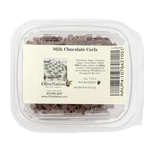 Vista 2 de OliveNation Rizos de chocolate con leche - 16 oz