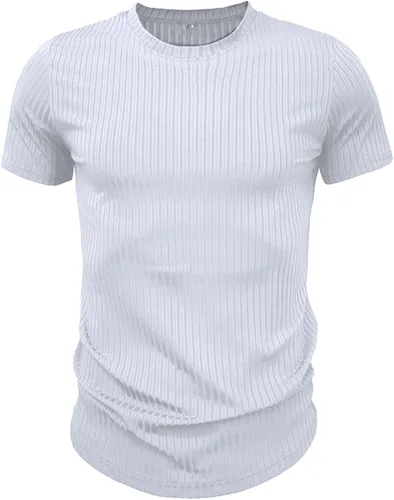 Vista 5 de Kvsozwuty Camisetas de manga corta para hombre, camisetas de gimnasio ajustadas, camisetas de entrenamiento 2023, camisas gráficas casuales