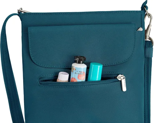 Vista 128 de Travelon Mini bolso de hombro clásico antirrobo