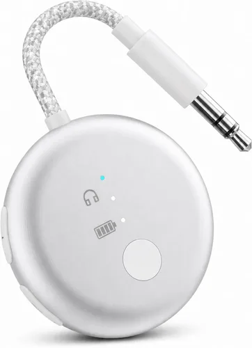 Vista 11 de Avantree SoundJet R1 - Adaptador Bluetooth de avión de 25 horas para todos los AirPods (Pro/Max) con chipset Qualcomm y aptX Adaptive, transmisor