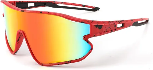 Vista 4 de FEISEDY Gafas de sol unisex para jóvenes, gafas de sol de béisbol y tenis, UV400 deportivas para niños y niñas, pantallas de ciclismo B4064