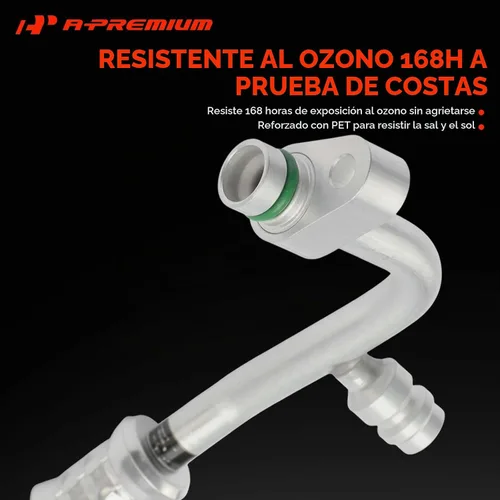 Vista 3 de A-Premium Conjunto de manguera de línea de descarga de A/C compatible