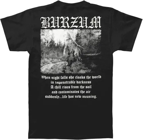 Vista 2 de Burzum Filosofem - Camiseta para hombre, color negro, Negro