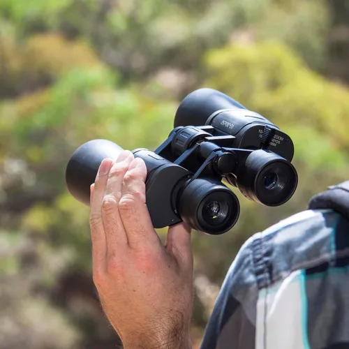 Vista 3 de Barska AB10169 Gladiator 10-30x50 Zoom Binoculares con adaptador de trípode para visión de largo alcance, observación de aves, senderismo, deportes