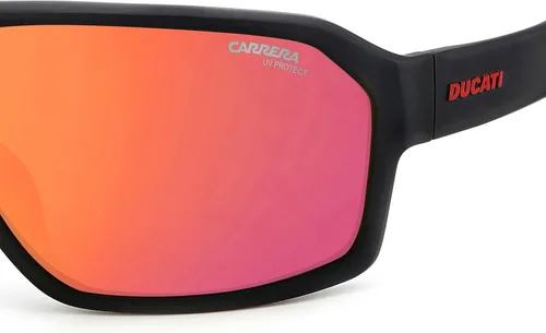 Vista 5 de Carrera Gafas de sol Ducati CARDUC 020S NegroRojo Naranja 6613130 hombre