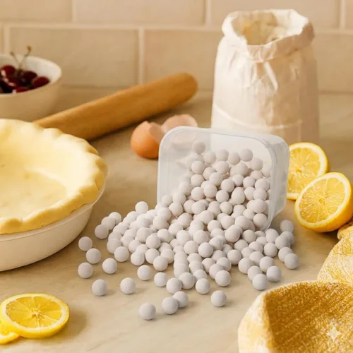 Vista 6 de Mrs. Anderson's Baking Pie Weights Cuentas de Gres de Cerámica Natural para Hornear a Ciegas Resistentes al Calor, Aptas para Alimentos, Fáciles