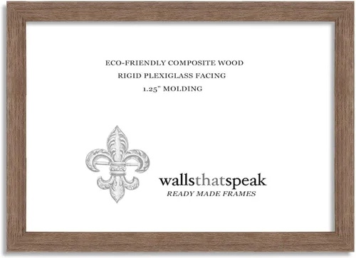 Vista 9 de wallsthatspeak Marco de rompecabezas, granero americano, 19x13