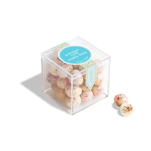 Vista 3 de Sugarfina Galletas de cumpleaños pequeño para caramelos, bocadillos de chocolate, 2.2 onzas, 6