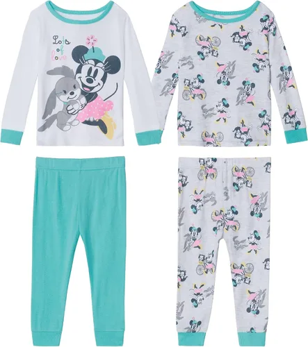 Vista 8 de Disney Pijama de algodón ajustado de Minnie Mouse para bebé niña