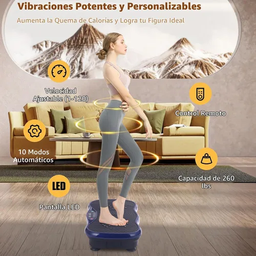 Vista 4 de Vibration Plate Exercise Machine Fitness Platform for Lymphatic Drainage