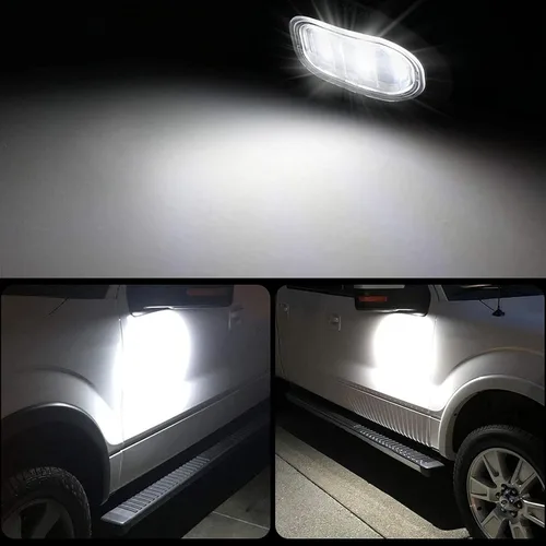 Vista 6 de KanSmart Para Ram Puddle Lights compatibles con Dodge Ram 1500 2500 2010-2019 Accesorios Espejo Puddle Light Ram 3500 4500 5500 LED Espejo Lateral
