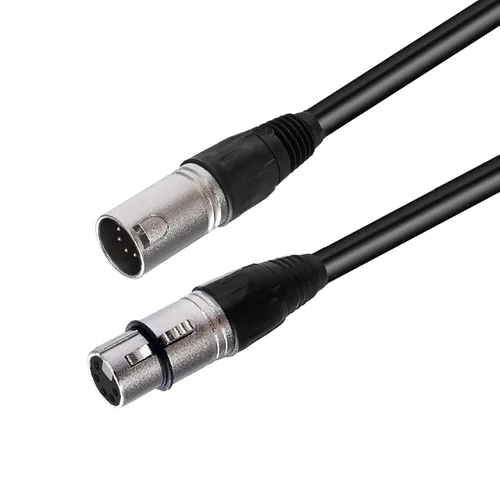Vista 9 de Conector XLR de 5 pines, cable de micrófono XLR, conexiones equilibradas macho a hembra para micrófono e interfaz de audio (9.8 ft/10 pies)
