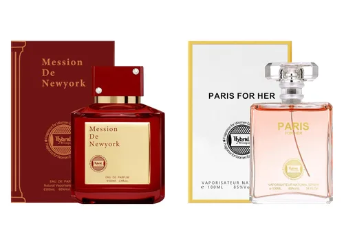 Vista 25 de Hybrid & Company Mujer 4 unids Black Opinion La Vie En Rose Paris Para Su Primavera Floración Perfume Natural Spray Fresco Fragancia