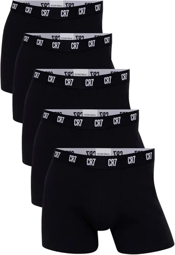 Vista 8 de CR7 Men's Cotton Blend Trunks Blanco