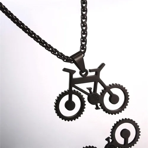 Vista 2 de U7 Punk Necklaces Stainless Steel 18K Gold Plated Large Hip Hop DaggerKnifeSwordSteampunk GearLarge Razor Blade Pendant Necklace for Men Women