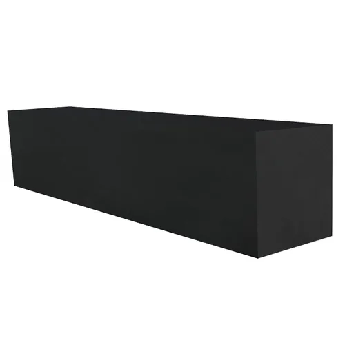 Vista 8 de UHMW - Bloque de golpeo de polietileno de peso molecular ultra alto rectangular, bloques de plástico sólido para mecanizado, mejoras del hogar