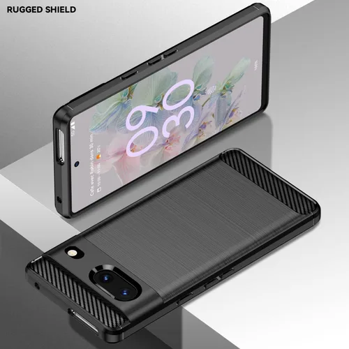 Vista 7 de Carcasa para Google Pixel 7 (poliuretano termoplástico), color negro Funda protectora de goma TPU flexible para Google Pixel 7 2022 de 6.3