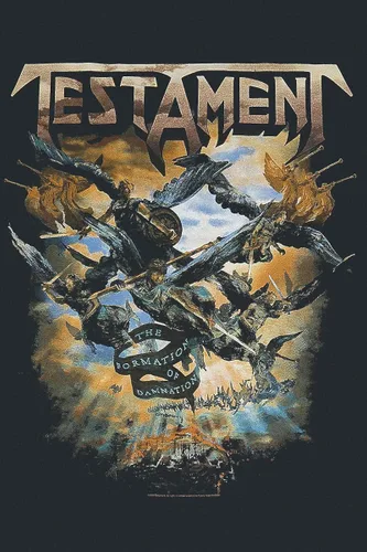Vista 3 de Plastic Head Testament 'The Formation of Damnation' (Black) T-Shirt
