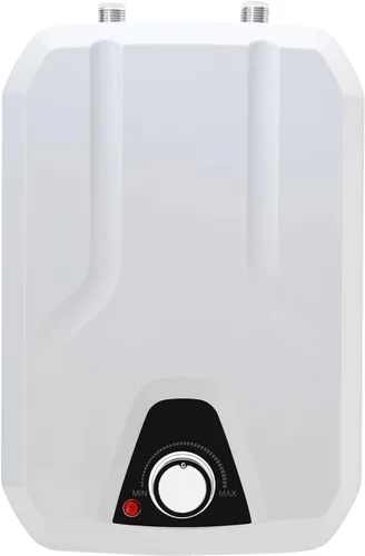 Vista 5 de Mini calentador de agua eléctrico de 1.5 KW 2.1 galones pequeño debajo del fregadero, calentador eléctrico de agua caliente para cocina y hogar