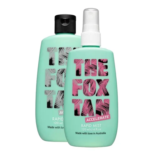 Vista 9 de The Fox Tan Bruma de bronceado rápido, acelerador de bronceado para bronceados más oscuros y rápidos, crea una piel bronceada dorada e impecable