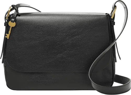 Vista 4 de Fossil Bolso bandolera Harper de cuero ecológico con solapa grande para mujer