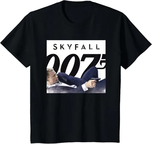 Vista 32 de Official James Bond 007 Camiseta Skyfall, Negro