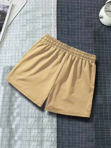 Vista 2 de WDIRARA Pantalones cortos de verano con estampado de letras rosas y bolsillos para hombre