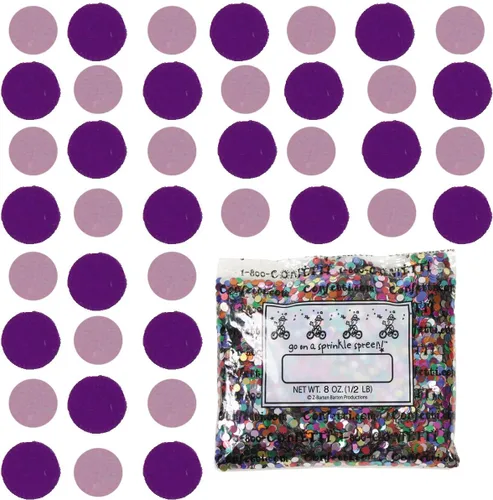 Vista 173 de Confetti Circle 1/4" Negro, Azul Marino Combo - 2 bolsas de media onza (1 oz) (8550/9971)