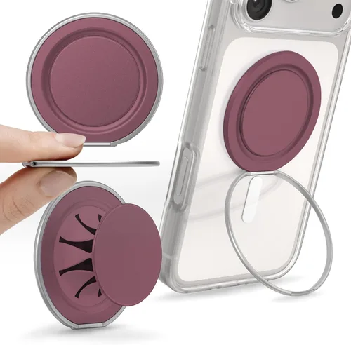 Vista 14 de PopSockets Agarre Low-Pro para MagSafe, perfil delgado, color negro