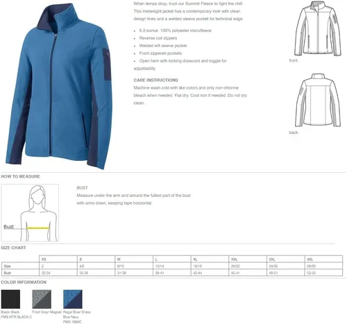 Vista 4 de Ink Stitch Mujeres L233 Custom Fleece Text Bordado Chaquetas - Multicolores, Gris